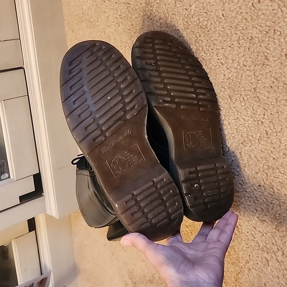 Dr. Martens 20 eyes 9663 Moto Lace-up Boots - Picture 10 of 16